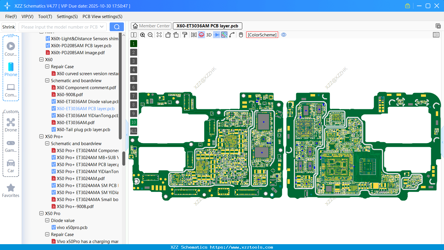 VIVO X60-ET3036AM PCB Layer